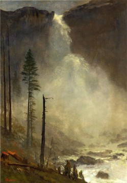 Nevada Falls Albert Bierstadt Landscapes river Oil Paintings